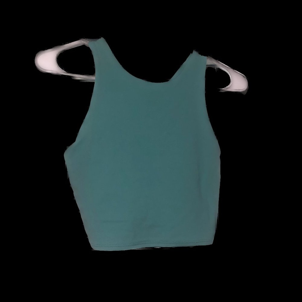 Athleta Conscious  Crop Tea in Cornflower Tea Blue